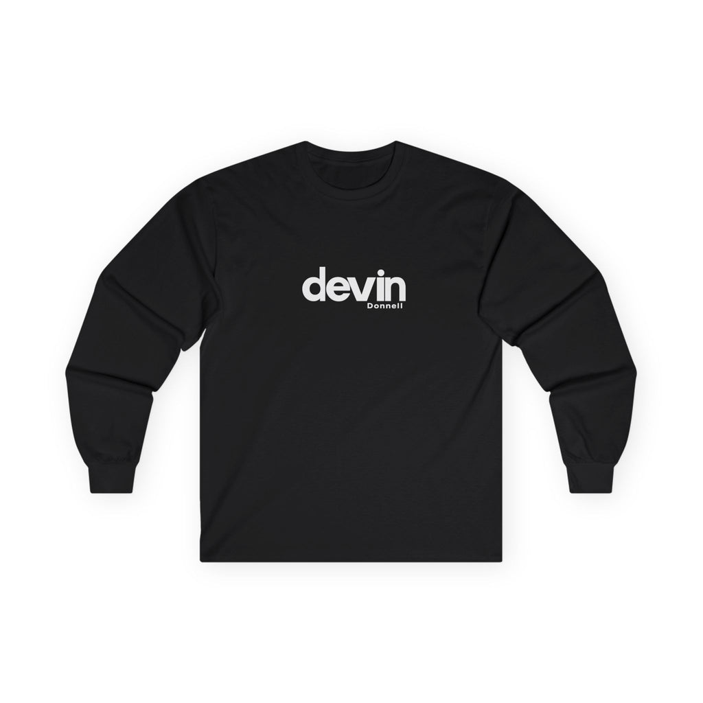 Devin Donnell Logo Long Sleeve Tee - Black
