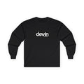 Devin Donnell Logo Long Sleeve Tee - Black